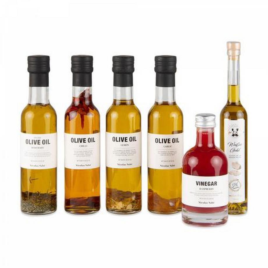 Geschenkidee  Premium Geschenkset Öl & Essig 6-teilig 
