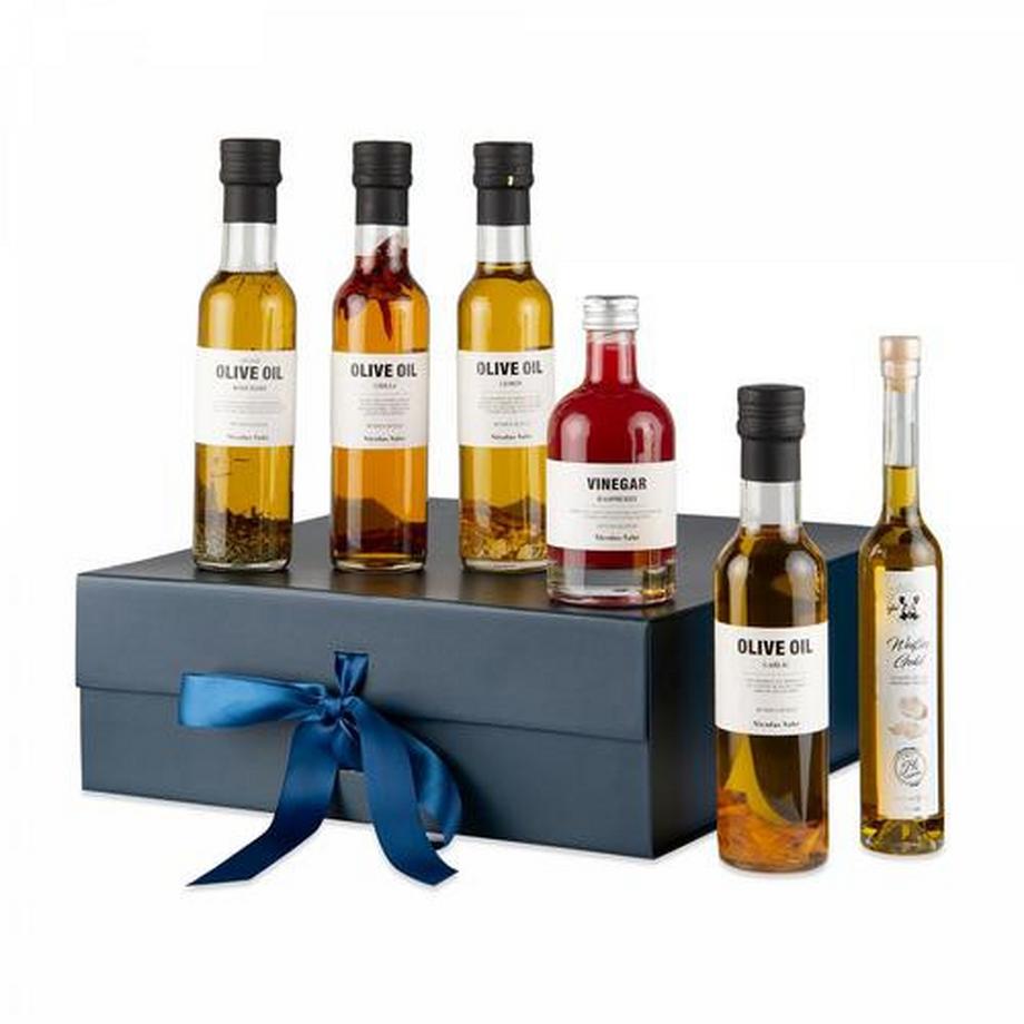 Geschenkidee  Premium Geschenkset Öl & Essig 6-teilig 
