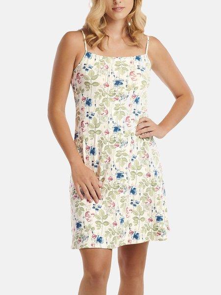 Image of Negligé Jasmine Damen Schwarz Bedruckt M