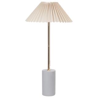 Beliani Lampe à poser en Lin Boho BALUARTE  