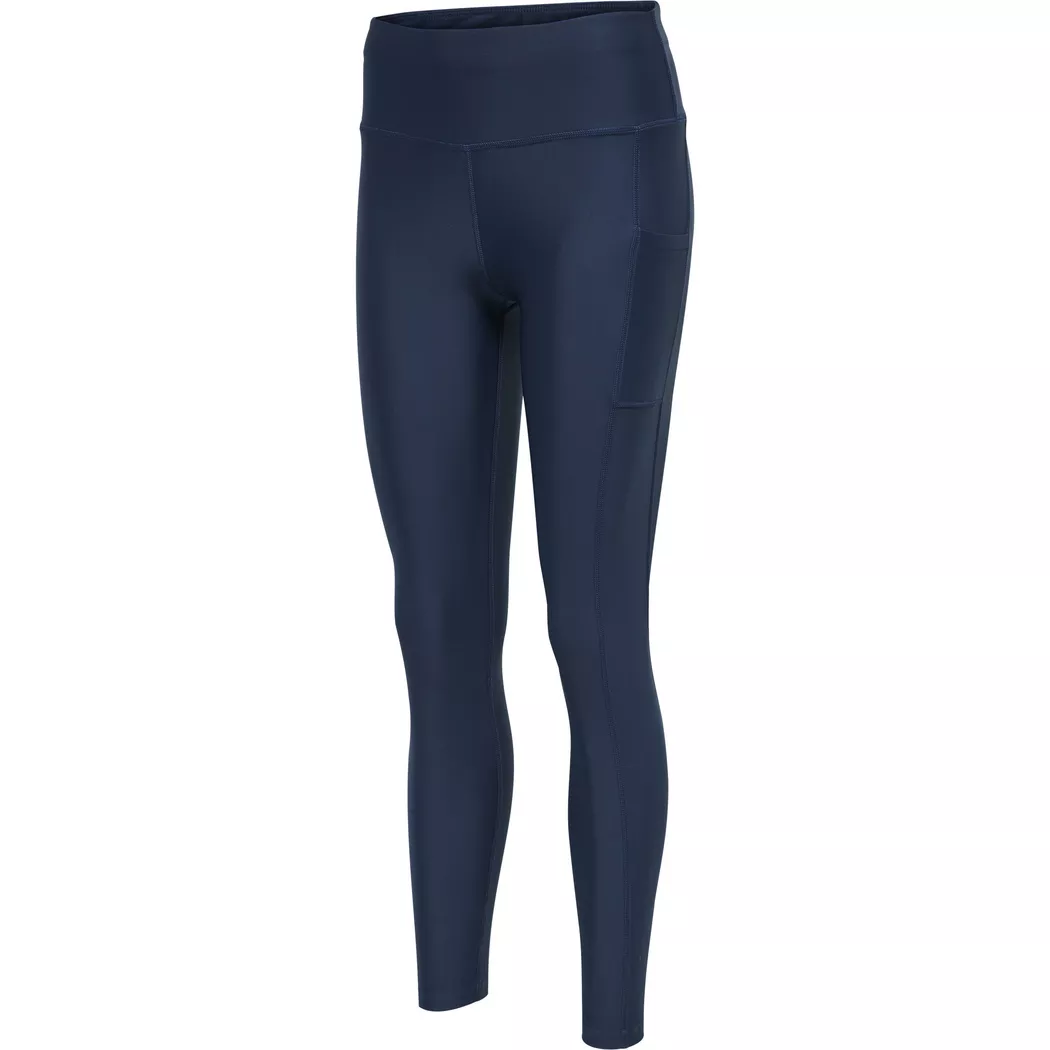 Hummel - legging haut huel te tola, M, Bleu