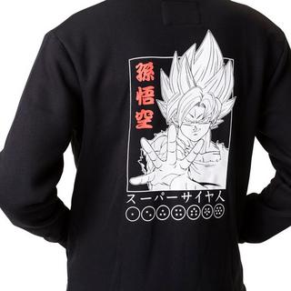 Capslab  felpa con cappuccio e zip caplab dragon ball z goku 