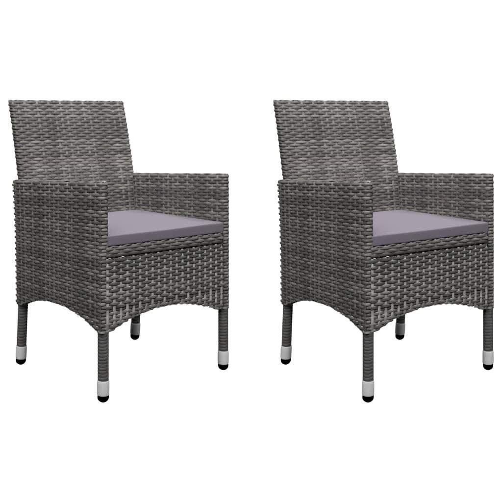 VidaXL Bistro-set poly-rattan  