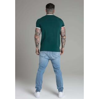 Sik Silk  T-shirt Ringer T-Shirt in Green 