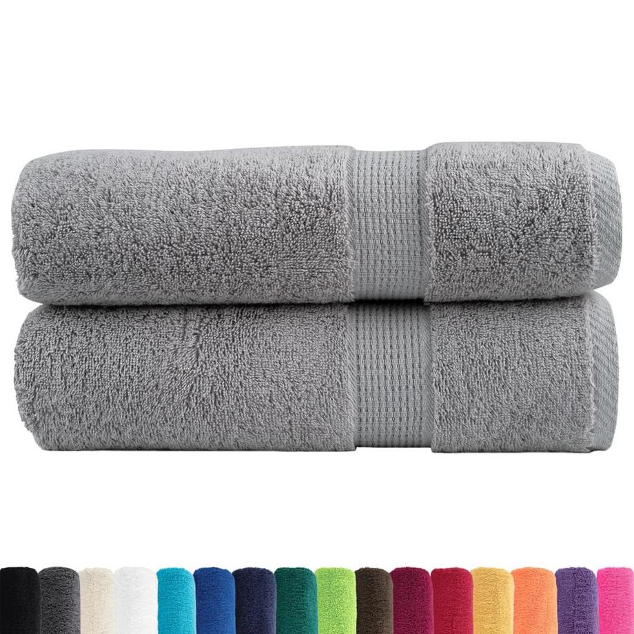 VidaXL Serviette de bain coton  
