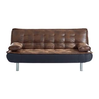 Vente-unique Schlafsofa Klappsofa - Microfaser - MISHAN  