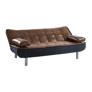 Vente-unique Schlafsofa Klappsofa - Microfaser - MISHAN  