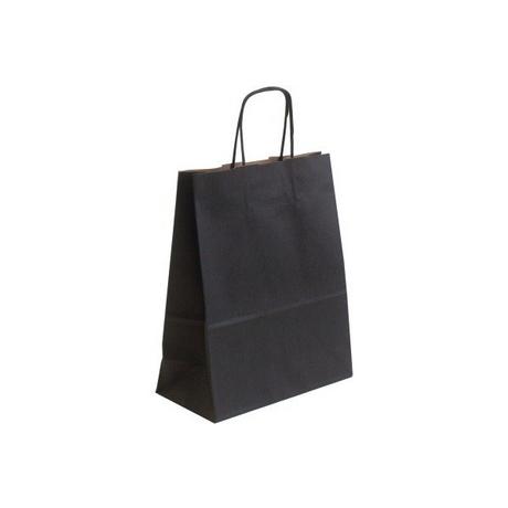 NEUTRAL  NEUTRAL Tragtaschen Allegra schwarz SDF22-798 Kraft,110g, 22x10x27cm 25 Stk. 