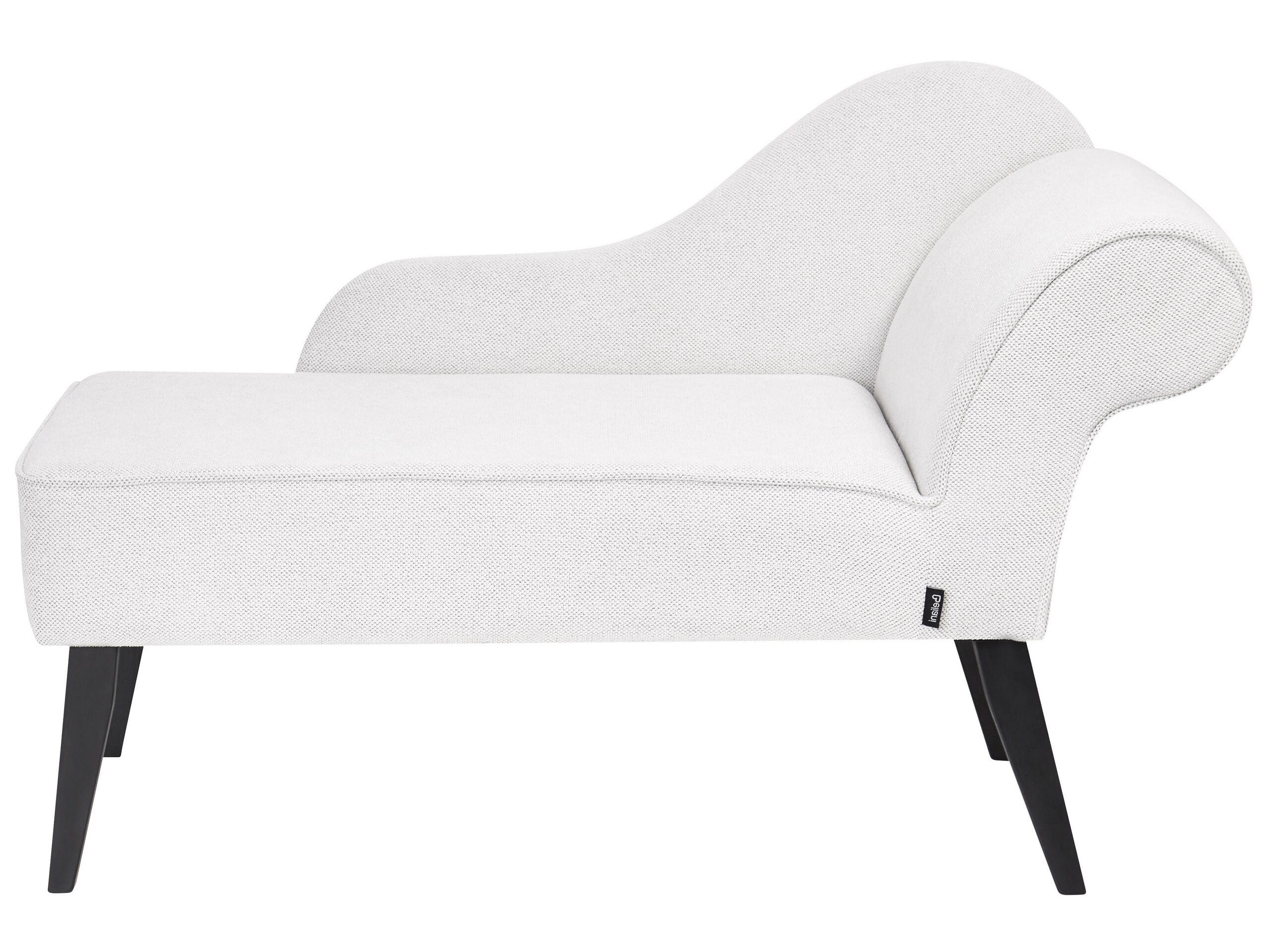 Beliani Chaise longue versione destra en Poliestere Classico BIARRITZ  