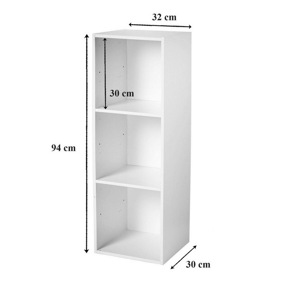 Calicosy Aufbewahrungsregal mit 3 Fächern - L31,7 cm  