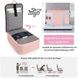 Only-bags.store Sac à dos pour bagage à main avec 4 cubes d'emballage, sac à dos de voyage sac à dos d'affaires sac à dos pour ordinateur portable  