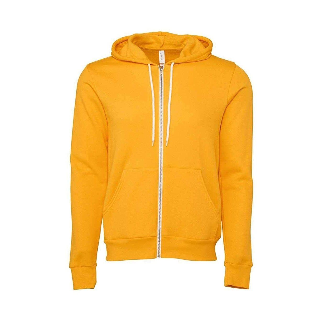 Image of Kapuzenpullover, Durchgehender Reißverschluss Damen Gold XL