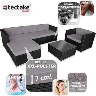 Tectake Set in rattan Milano  