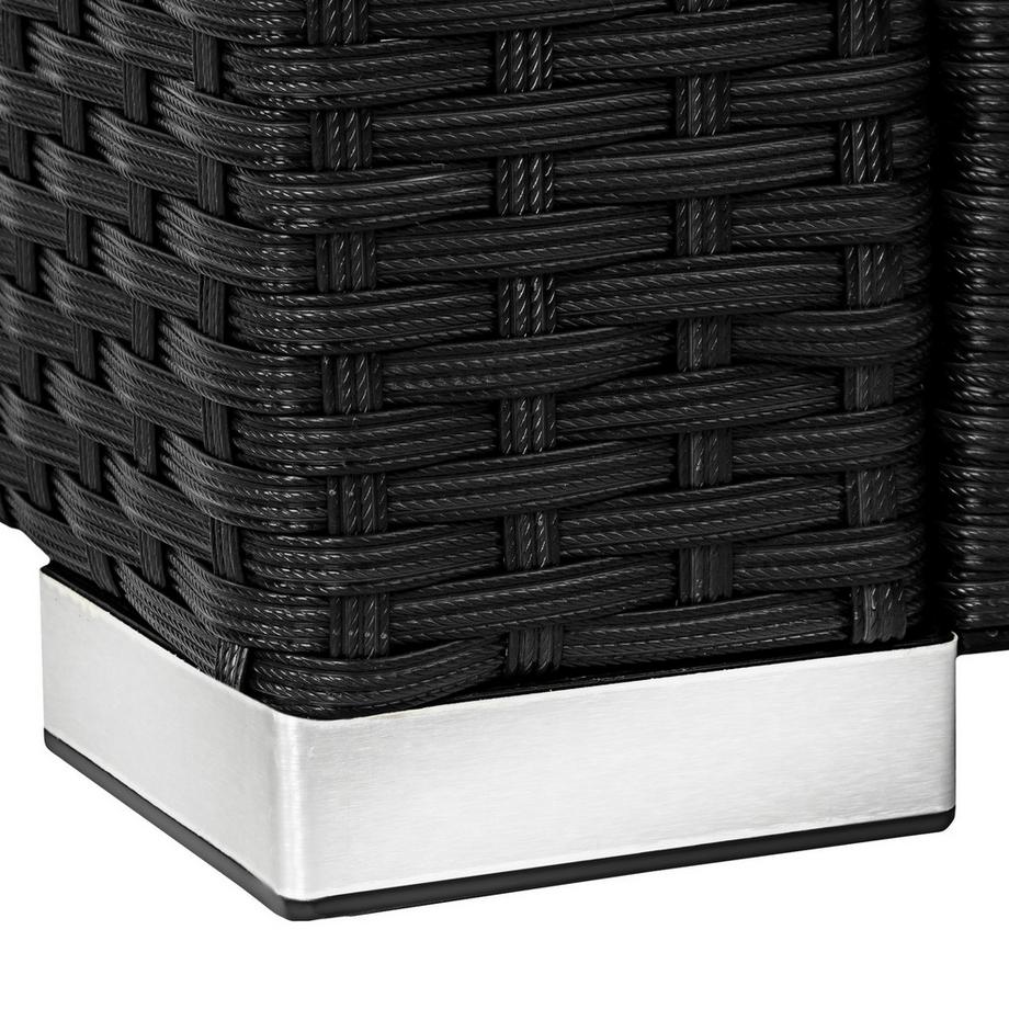 Tectake Salottino lounge in rattan  Milano da 4 a 5 persone  