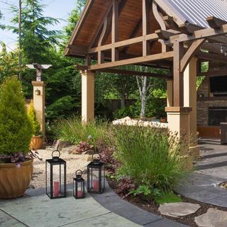 Northix Lanterne 3 pezzi nere  