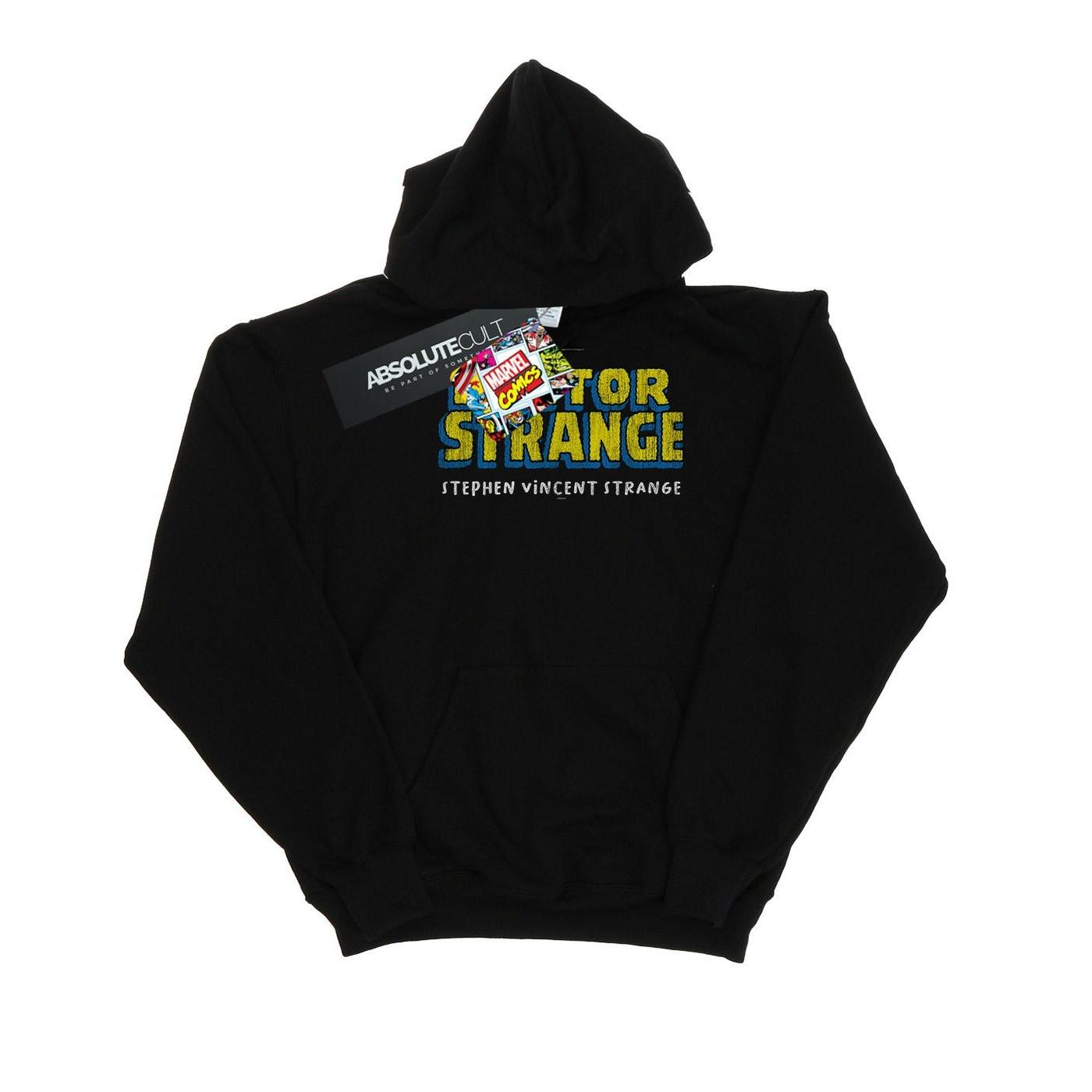Image of Doctor Strange Aka Stephen Vincent Strange Kapuzenpullover Jungen Schwarz 140/146