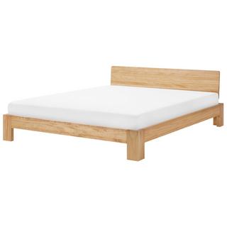 Beliani Letto con rete a doghe en Legno di pino Scandinavo ROYAN  