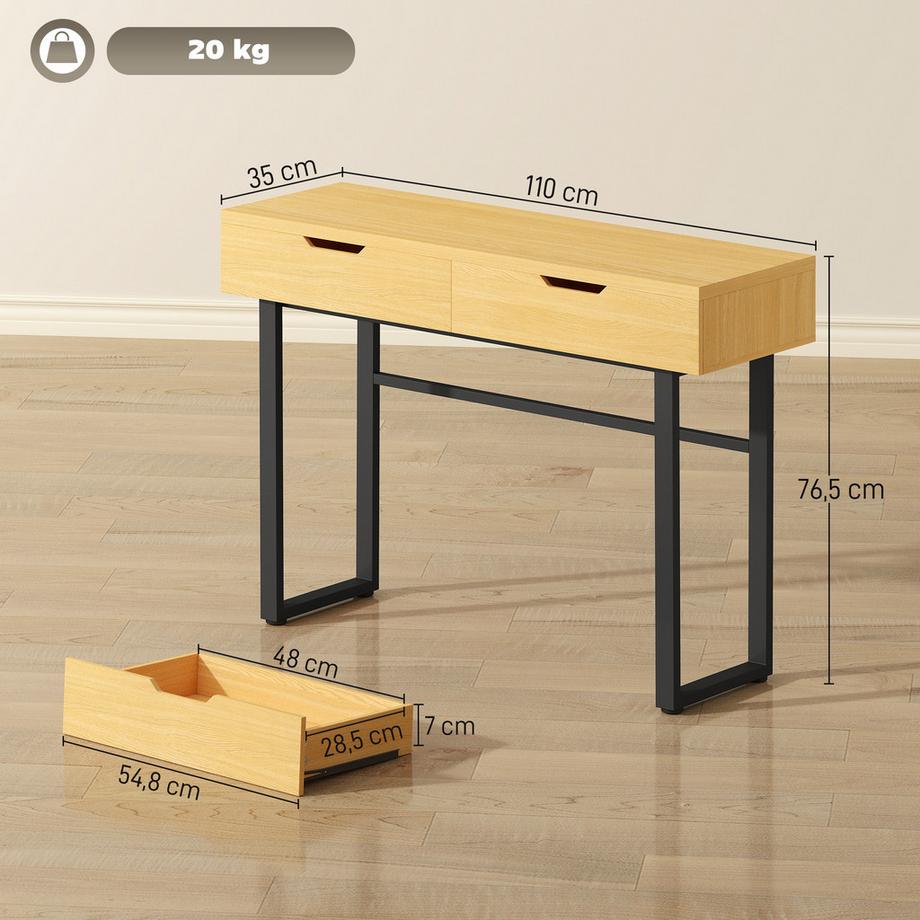 HOMCOM Konsolentisch  