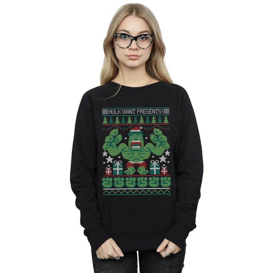 MARVEL Hulk Want Presents Sweatshirt  