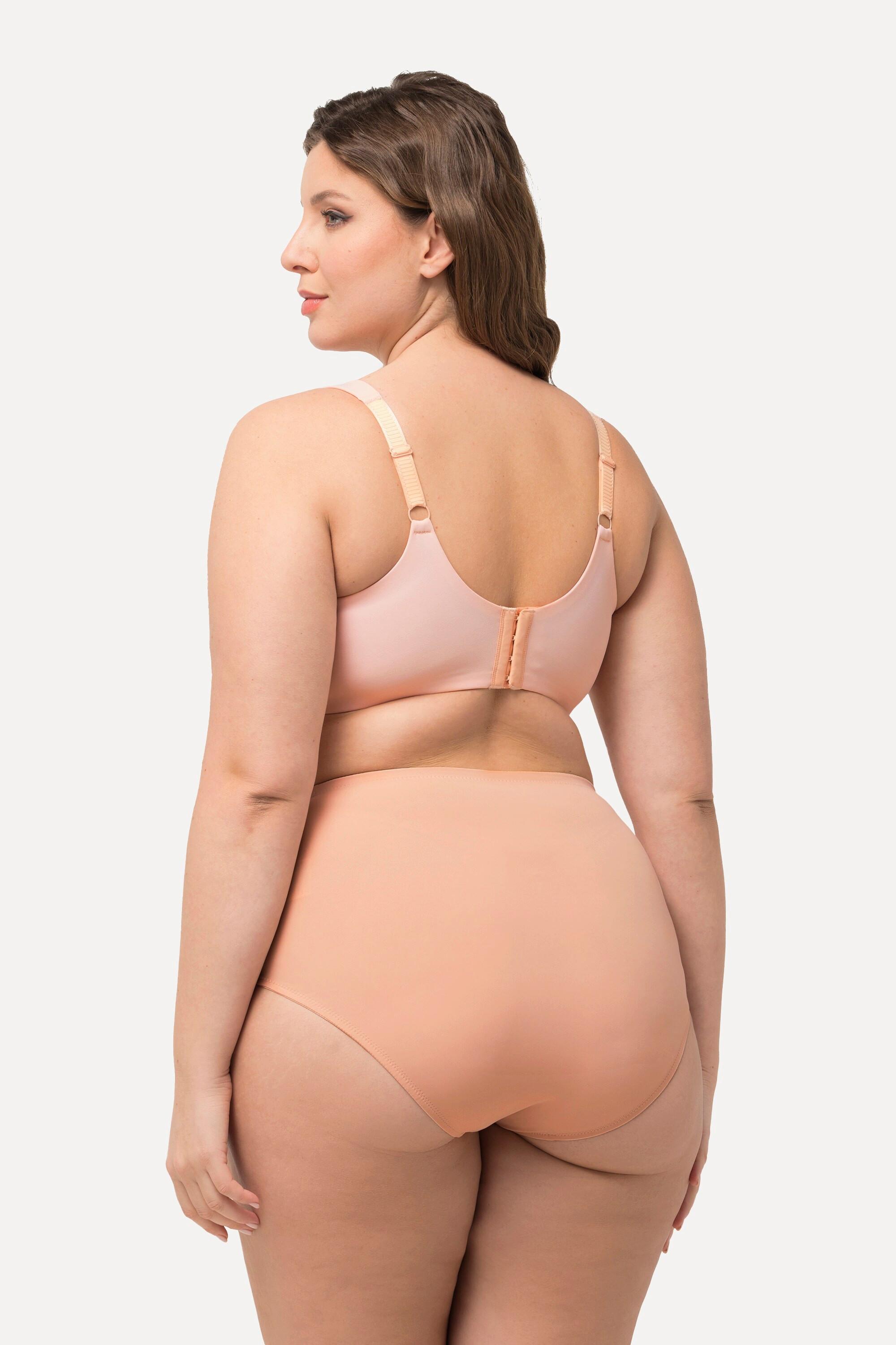 Ulla Popken  Reggiseno in microfibra senza ferretto con coppe in Spacer e coppa C-E 