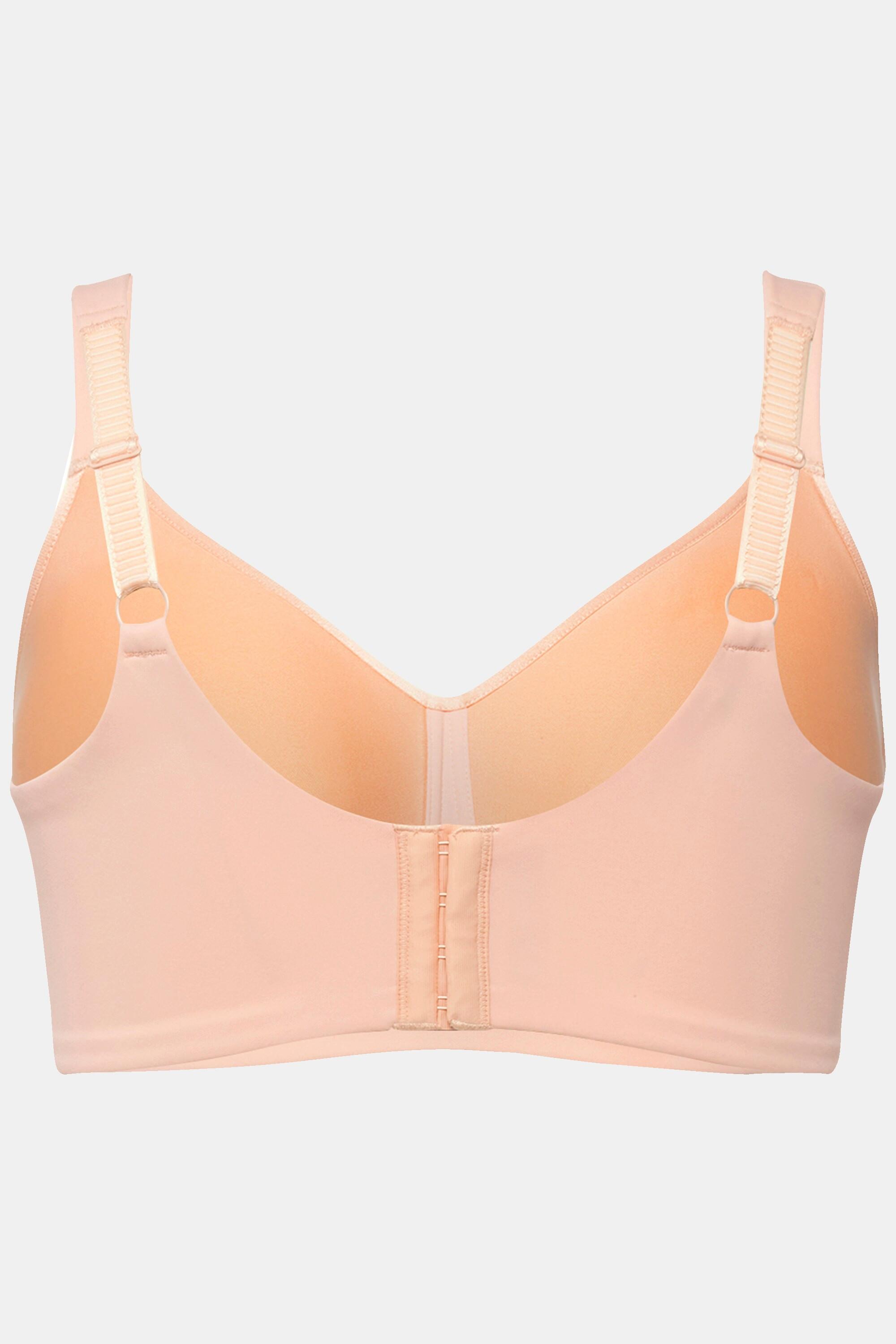 Ulla Popken  Reggiseno in microfibra senza ferretto con coppe in Spacer e coppa C-E 