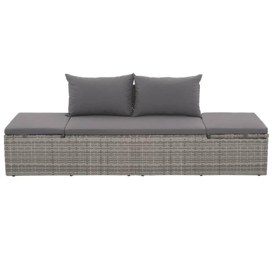 VidaXL Gartenliege poly-rattan  