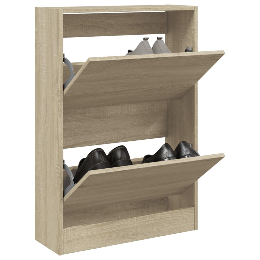 VidaXL Armoire à chaussures bois d'ingénierie  