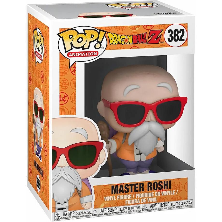 Funko  Figura POP Dragon Ball Z Gohan Maestro Roshi con bastone 