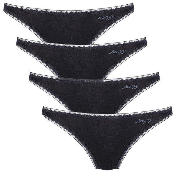 Image of 4er Pack Go - Minislip Damen Schwarz L