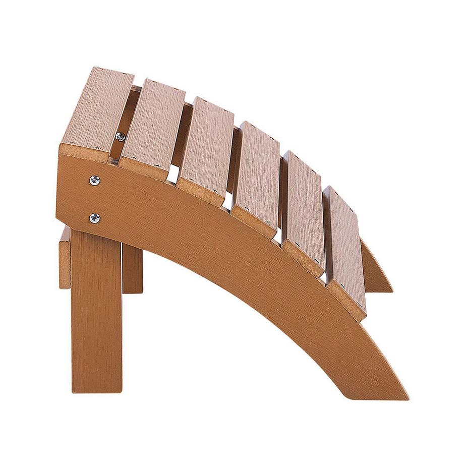 Beliani  Garten Fusshocker aus Kunstholz Retro ADIRONDACK 