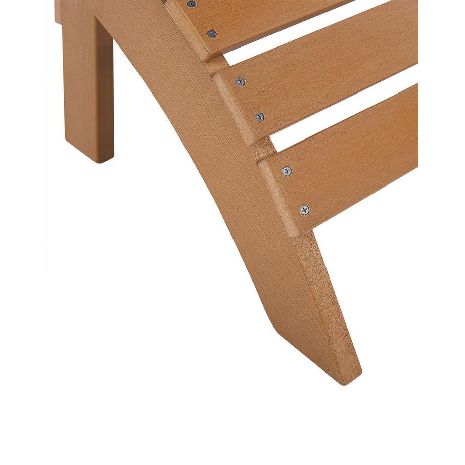 Beliani  Garten Fusshocker aus Kunstholz Retro ADIRONDACK 