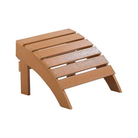 Beliani  Pouf de jardin en Bois synthétique Rétro ADIRONDACK 