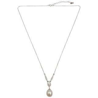 HEBE JEWELS  Collana di perle d'acqua dolce e zirconi 