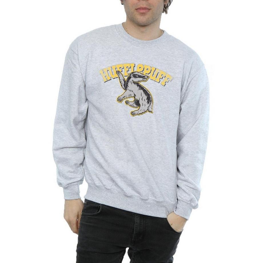 Harry Potter Hufflepuff Dachs Rundhals Sweatshirt  