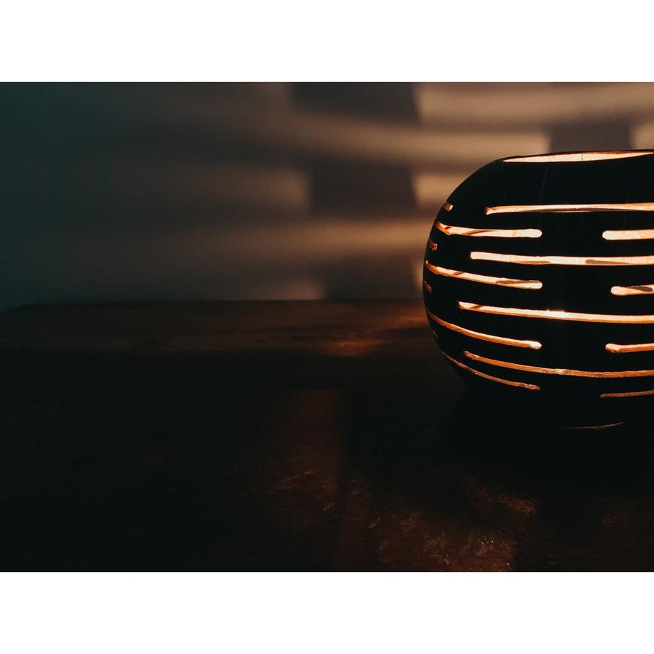 Sasak Market  Windlicht Sunrise Kokosnuss 