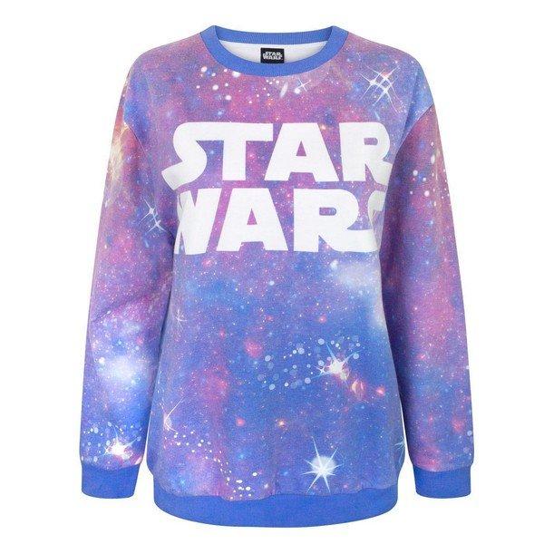 STAR WARS  Sweatshirt mit kosmischem Design 