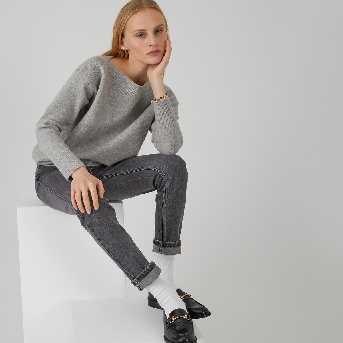 La Redoute Collections  Pullover mit U-Boot-Ausschnitt 