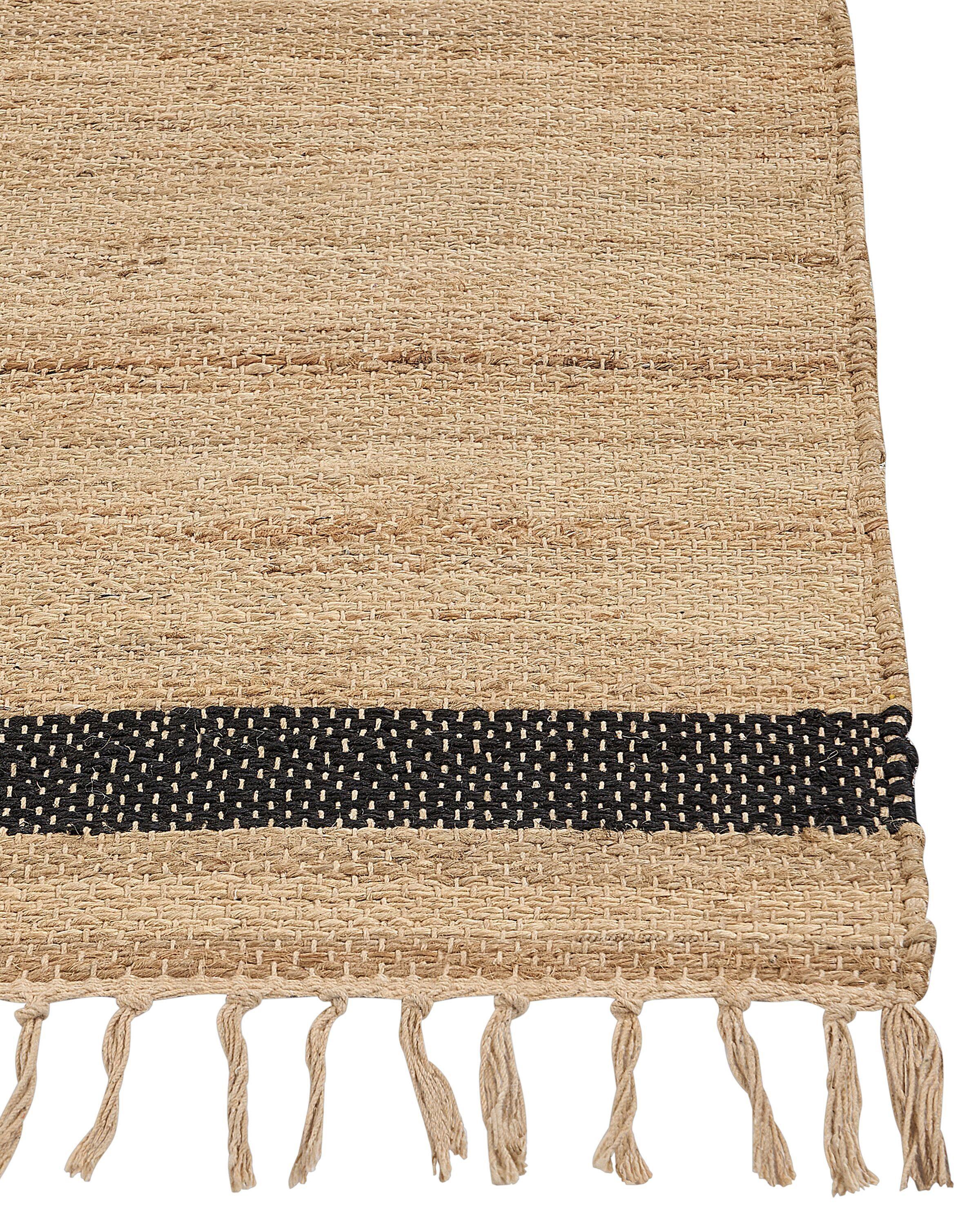 Beliani Tapis en Jute Boho ERICEK  