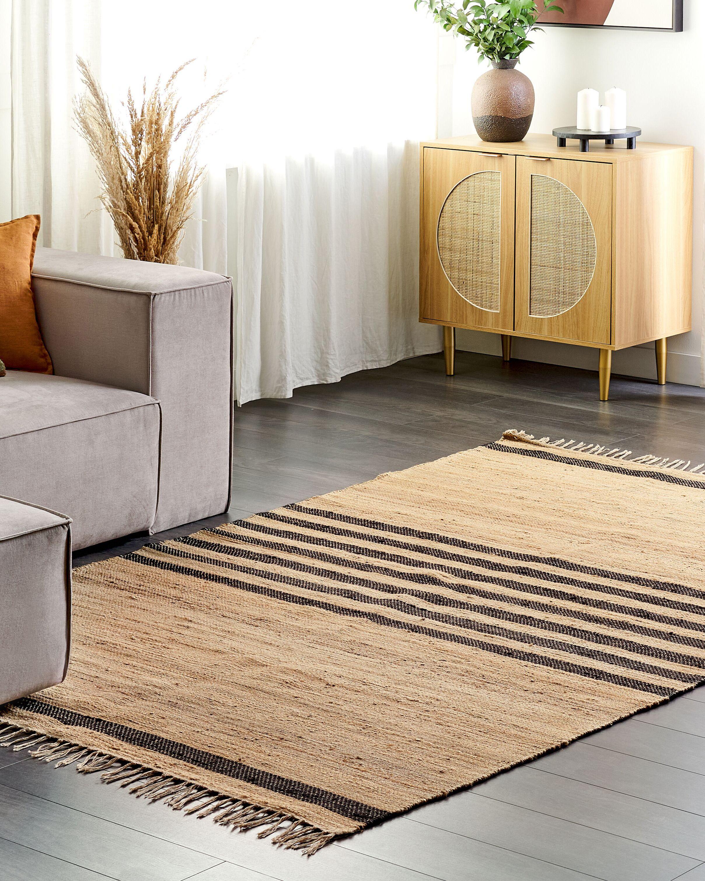 Beliani Tapis en Jute Boho ERICEK  