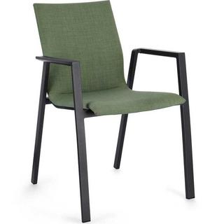 mutoni Fauteuil de jardin Odeon anthracite-olive  