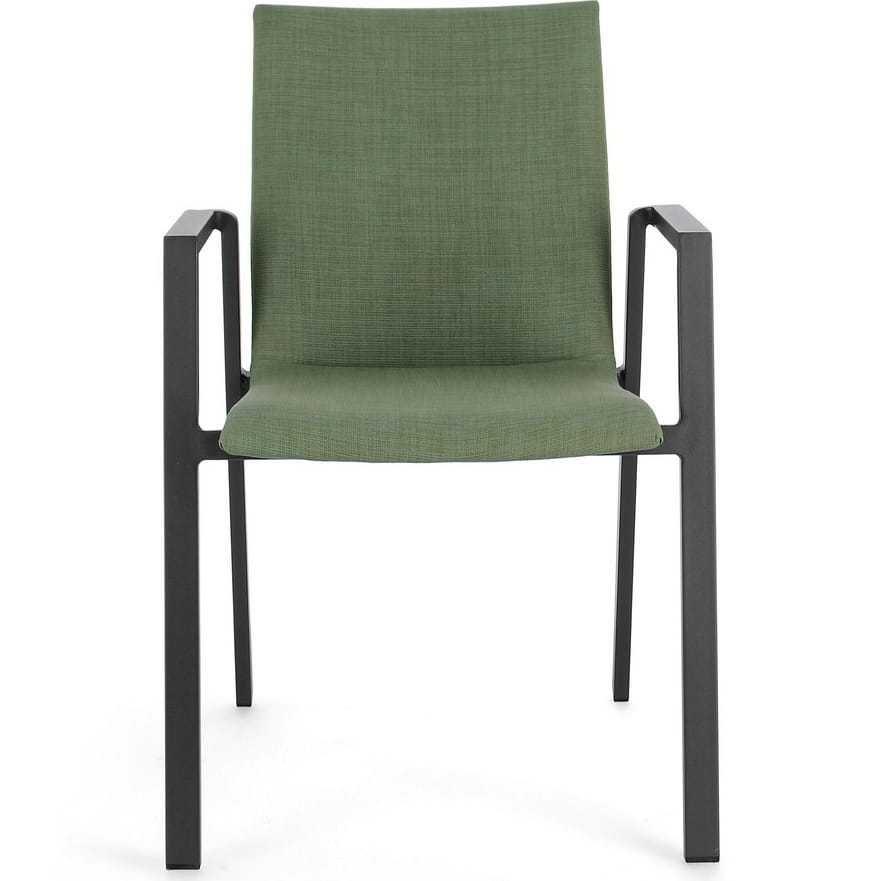 mutoni Fauteuil de jardin Odeon anthracite-olive  