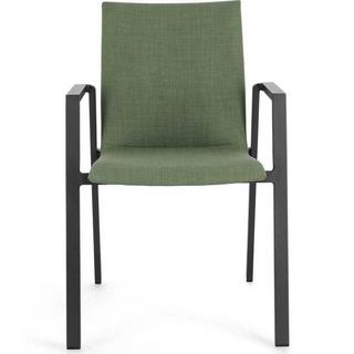 mutoni Fauteuil de jardin Odeon anthracite-olive  