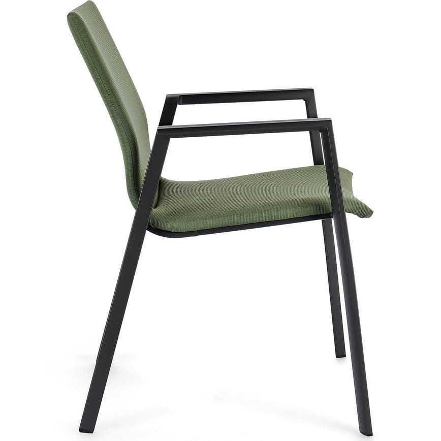 mutoni Fauteuil de jardin Odeon anthracite-olive  