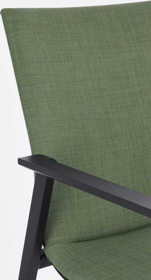 mutoni Fauteuil de jardin Odeon anthracite-olive  