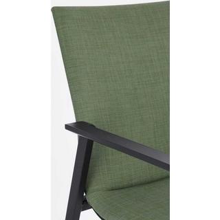 mutoni Fauteuil de jardin Odeon anthracite-olive  