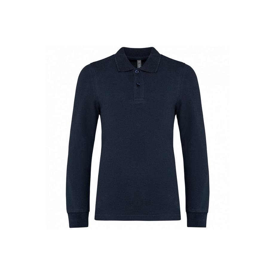 langarm polo-shirt kind