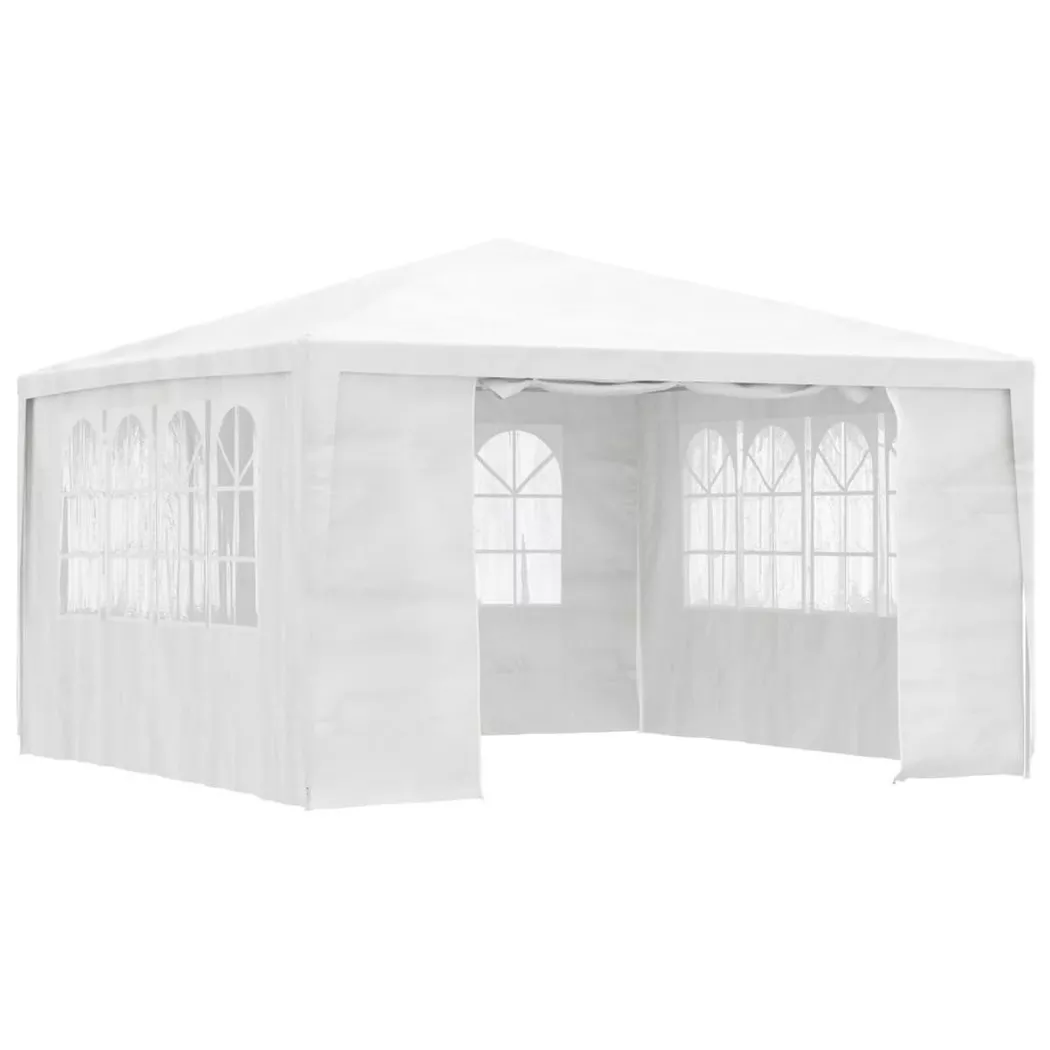 VidaXL - Partyzelt polyethylen, One Size, Weiss