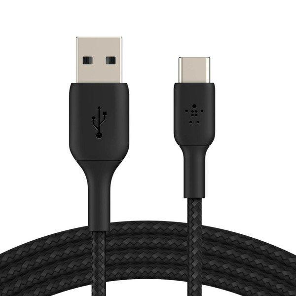 belkin  Câble USB-C Tressé Nylon Belkin 1m Noir 