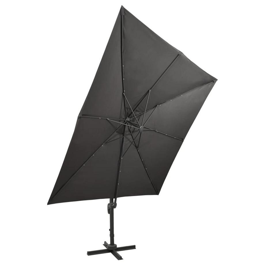 VidaXL Parasol de jardin en porte-à-faux  