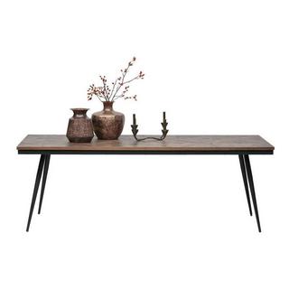 mutoni Table en bois massif Mosaïque Rhombique 220x90  